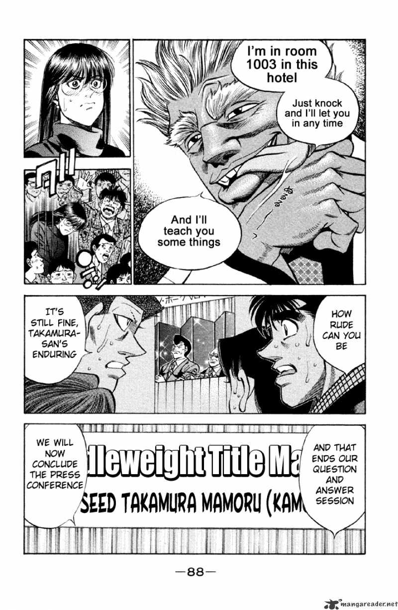 Hajime no Ippo: Fighting Spirit, Chapter 375 image 06